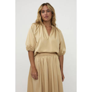 maxi rok beige