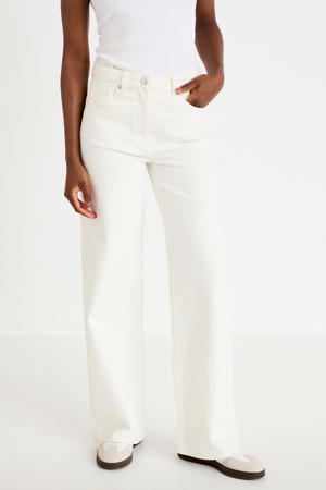 high waist wide leg jeans