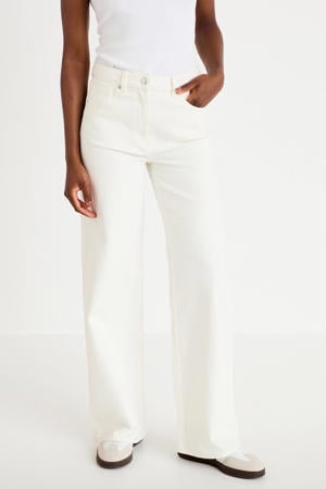 high waist wide leg jeans