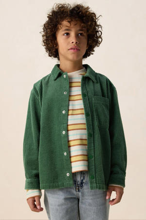 corduroy overhemd groen
