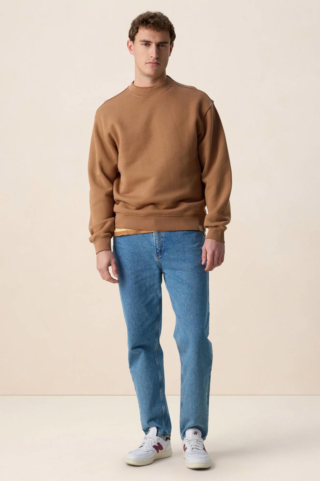 Sissy-Boy sweater met backprint bruin