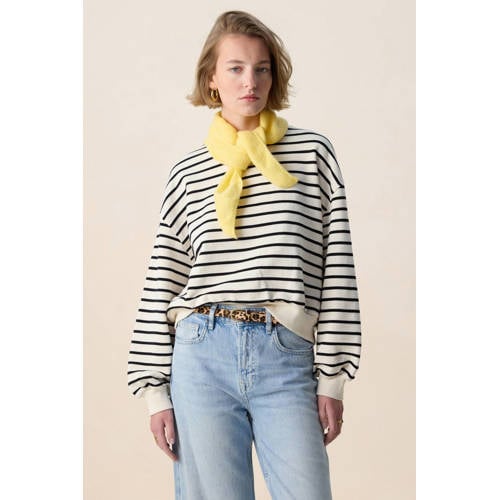 Sissy-Boy gestreepte sweater wit afbeelding