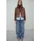Mango low waist straight leg jeans light blue denim