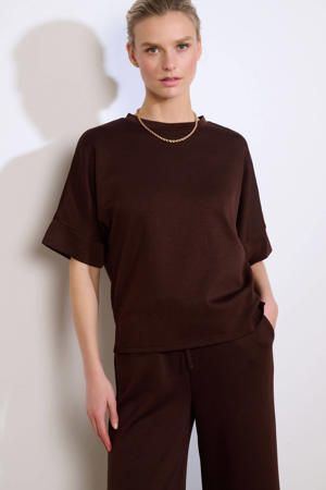 t-shirt donkerbruin