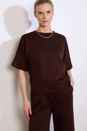t-shirt donkerbruin