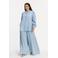 YOEK blouse light blue denim