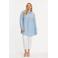 YOEK blouse light blue denim
