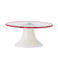 Bloomingville taartplateau Naive - rood keramiek