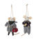 Bloomingville kerstornament Peo - grijs