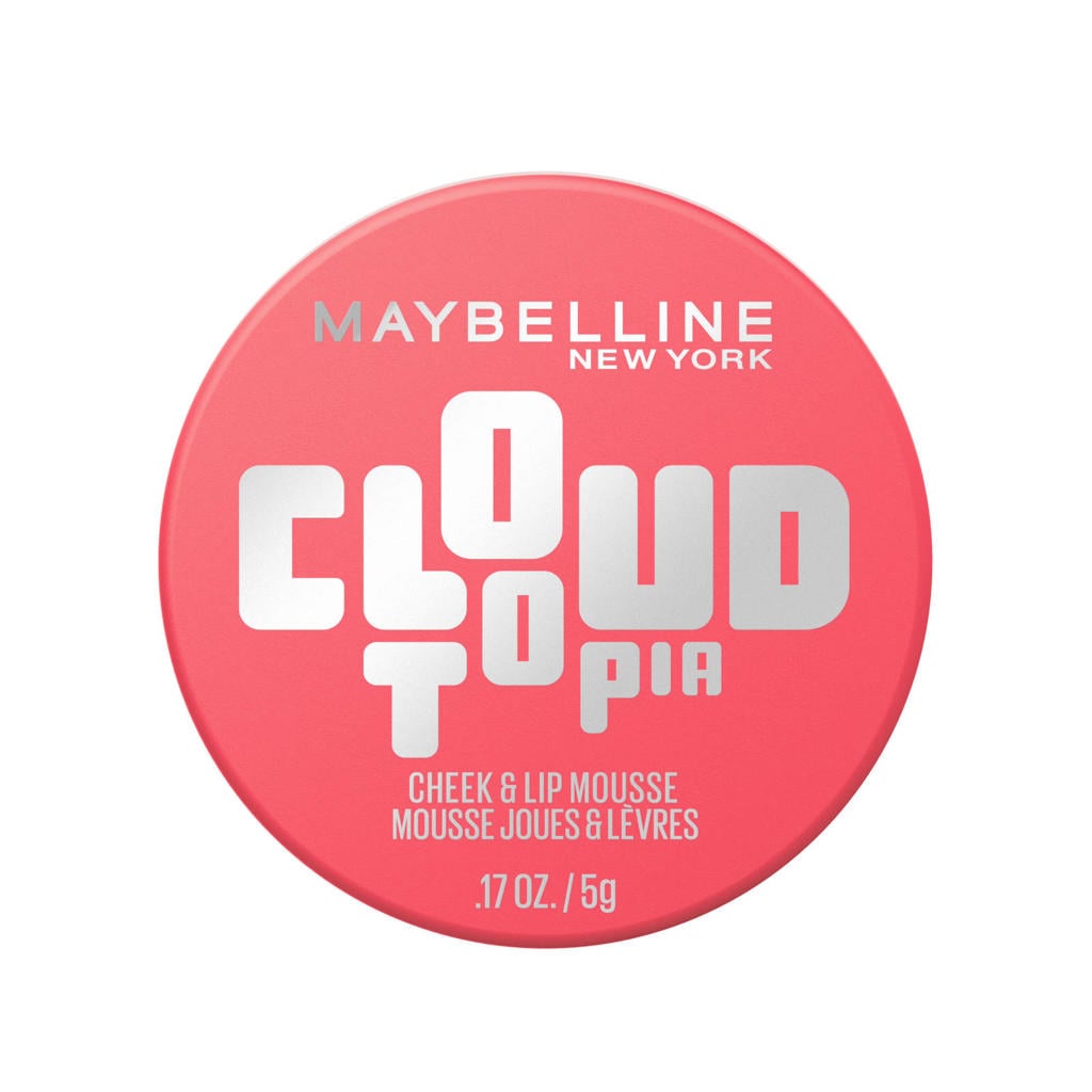 Maybelline New York Cloudtopia Blush Cream cheek & lip mousse - 07 Moonlight Rose