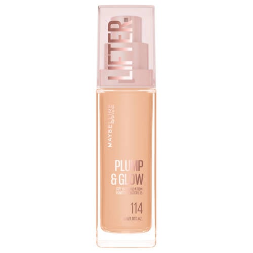 Maybelline New York Lifter Plump & Glow foundation - 114 - 30ml afbeelding