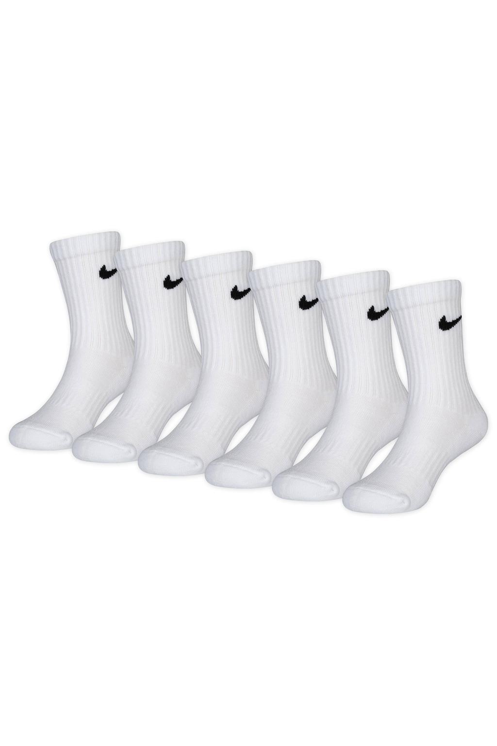 Nike sokken - wit (set van 6)