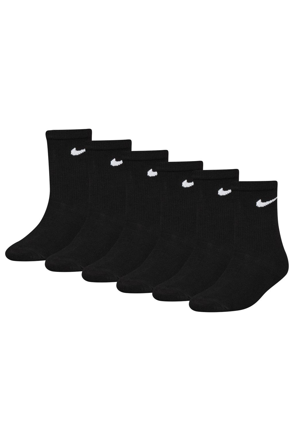 Nike sokken - zwart (set van 6)