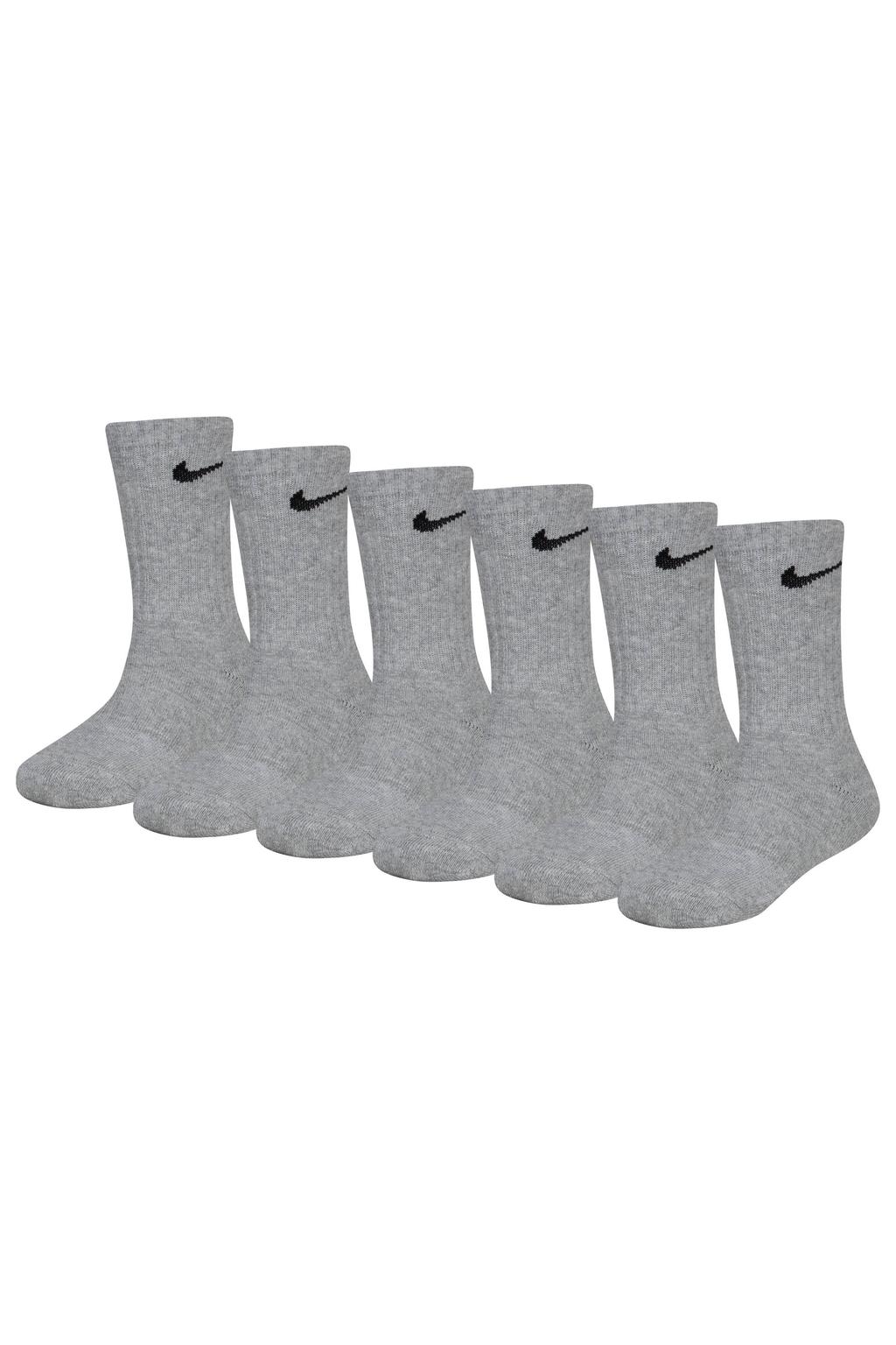 Nike sokken - grijs (set van 6)