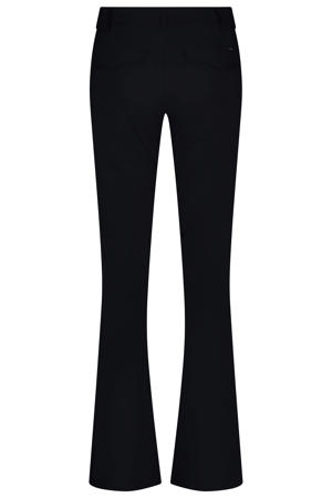 flared broek donkerblauw