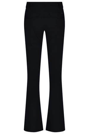 flared broek donkerblauw