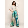 Mart Visser wide leg high waist gebloemde broek blauw