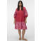 VERO MODA CURVE gebloemde tuniek rood