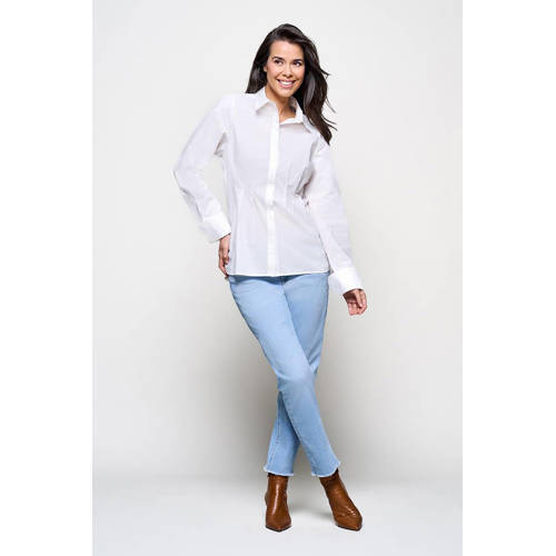 Mart Visser X Caroline Tensen Detroit high waist slim fit jeans light blue denim afbeelding
