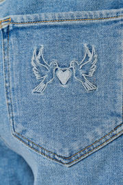 thumbnail: Mart Visser X Caroline Tensen Brooklyn high waist loose fit jeans medium blue denim