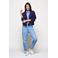 Mart Visser X Caroline Tensen suede jasje donkerblauw