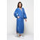 Mart Visser X Caroline Tensen midi zomerjurk met borduursels - blauw