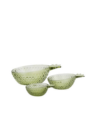 kom ananas (set van 3)
