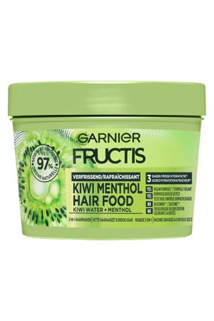 Garnier Fructis Hair Food Kiwi haarmasker - 400 ml - vette aanzet en droge lengtes