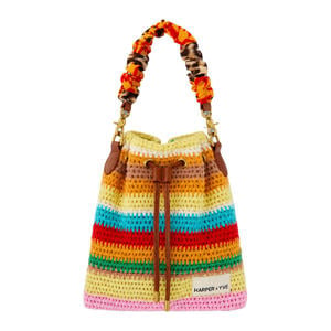 crochet mini handtas Pim multi