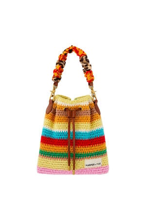 crochet mini handtas Pim multi