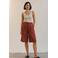 AWARE wide leg fit bermuda short - roodbruin
