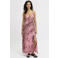 JJXX maxi jurk met zebraprint roze