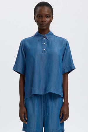 top medium blue denim