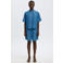 Selected regular waist casual short medium blue denim