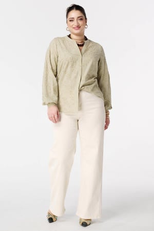blouse lichtgroen