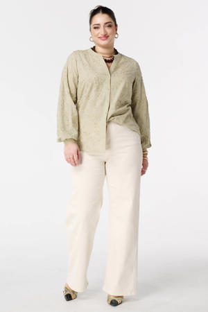 blouse lichtgroen