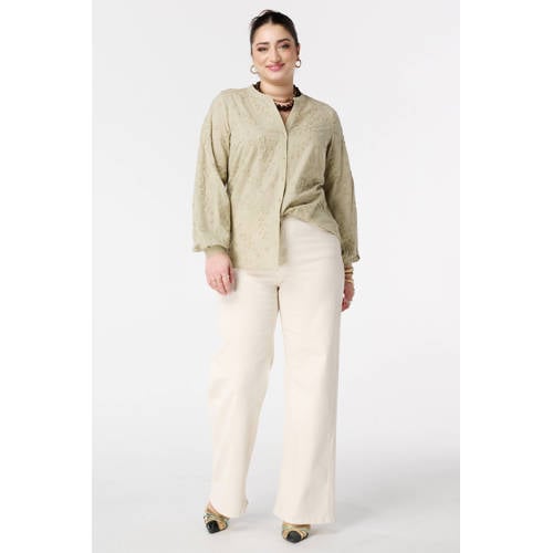 MS Mode blouse lichtgroen afbeelding