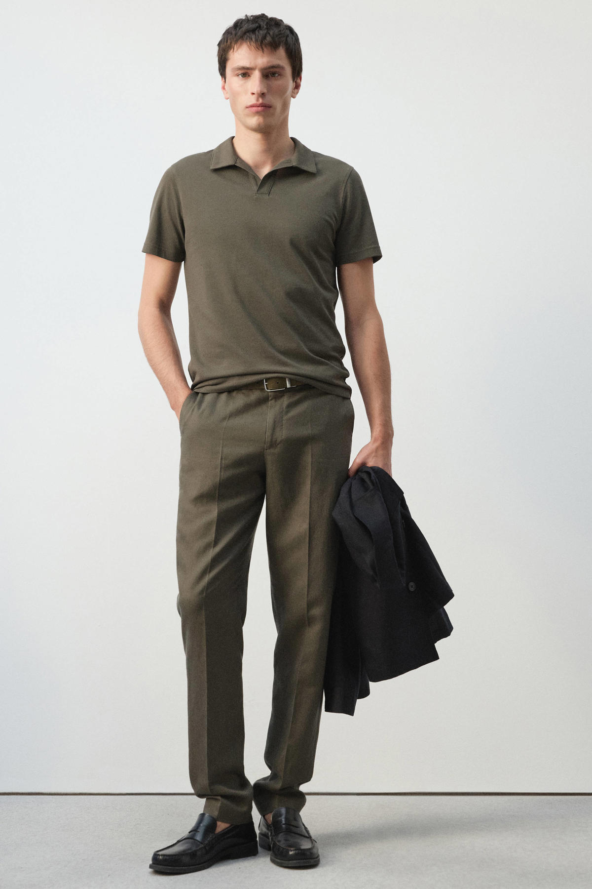 Mango Man Slim Polo Donkergroen Wehkamp mango-man-slim-polo-donkergroen-wehkamp
