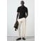 Mango Man slim polo zwart