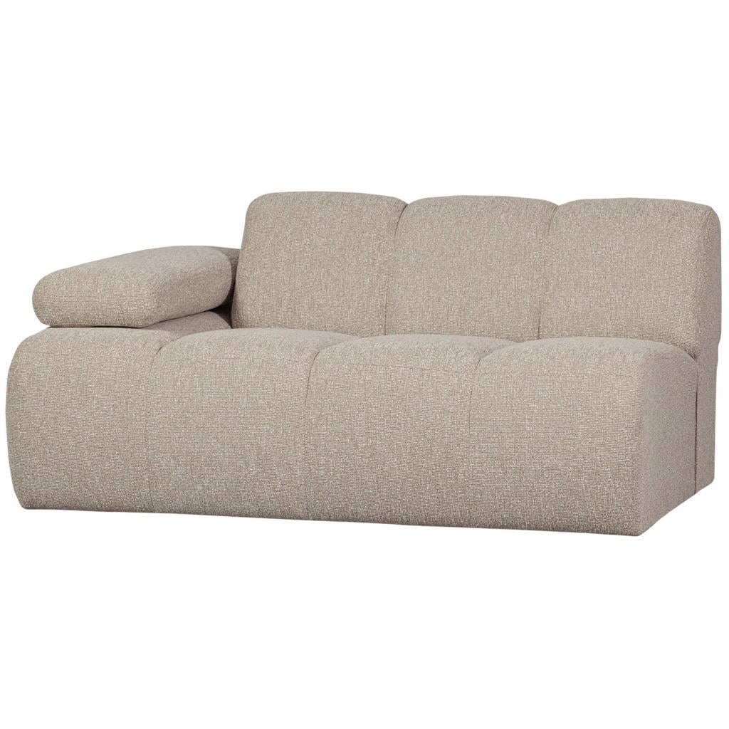 WOOOD bank Mojo chaise longue links - beige