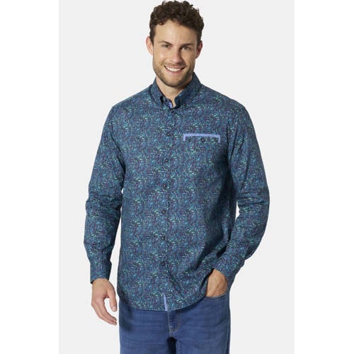 Babista regular casual overhemd donkerblauw afbeelding