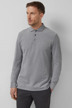 regular polo grijs