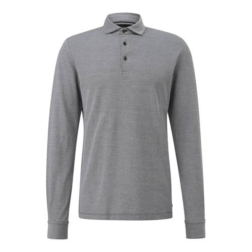 s.Oliver BLACK LABEL regular polo grijs afbeelding