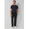 s.Oliver BLACK LABEL regular T-shirt fijn gebreid donkerblauw