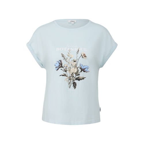 s.Oliver Curve T-shirt lichtblauw afbeelding