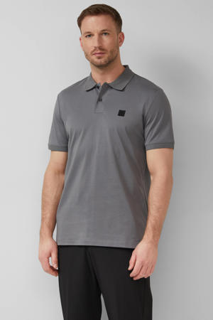 regular polo grijs