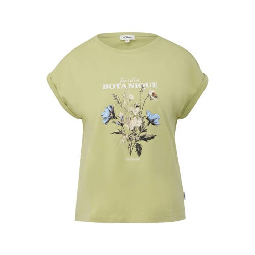 s.Oliver Curve T-shirt groen afbeelding