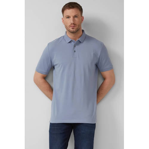 s.Oliver BLACK LABEL regular polo blauw afbeelding