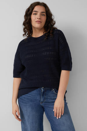 pullover donkerblauw