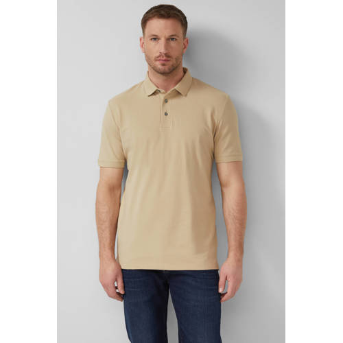 s.Oliver BLACK LABEL regular polo lichtbruin afbeelding